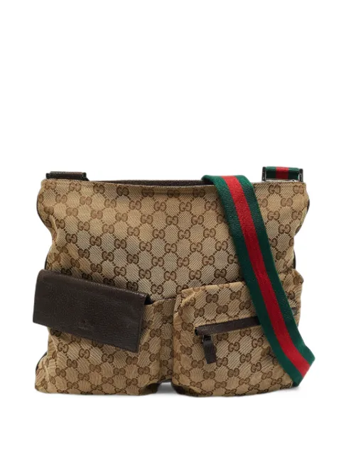 Gucci Pre-Owned Sherry Line GG messenger bag