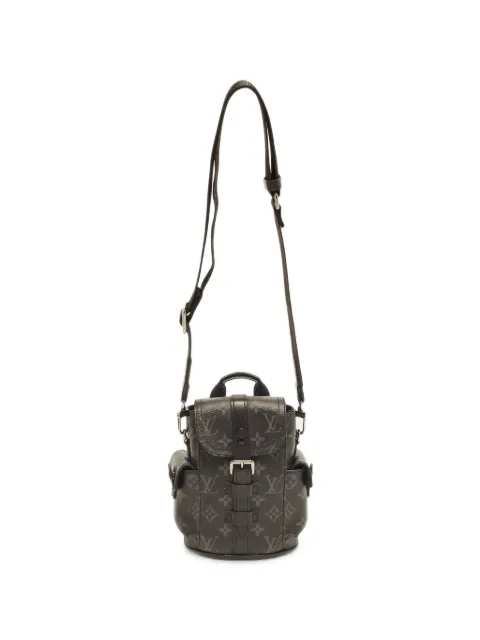 Louis Vuitton Pre-Owned nano Christopher monogram-eclipse backpack