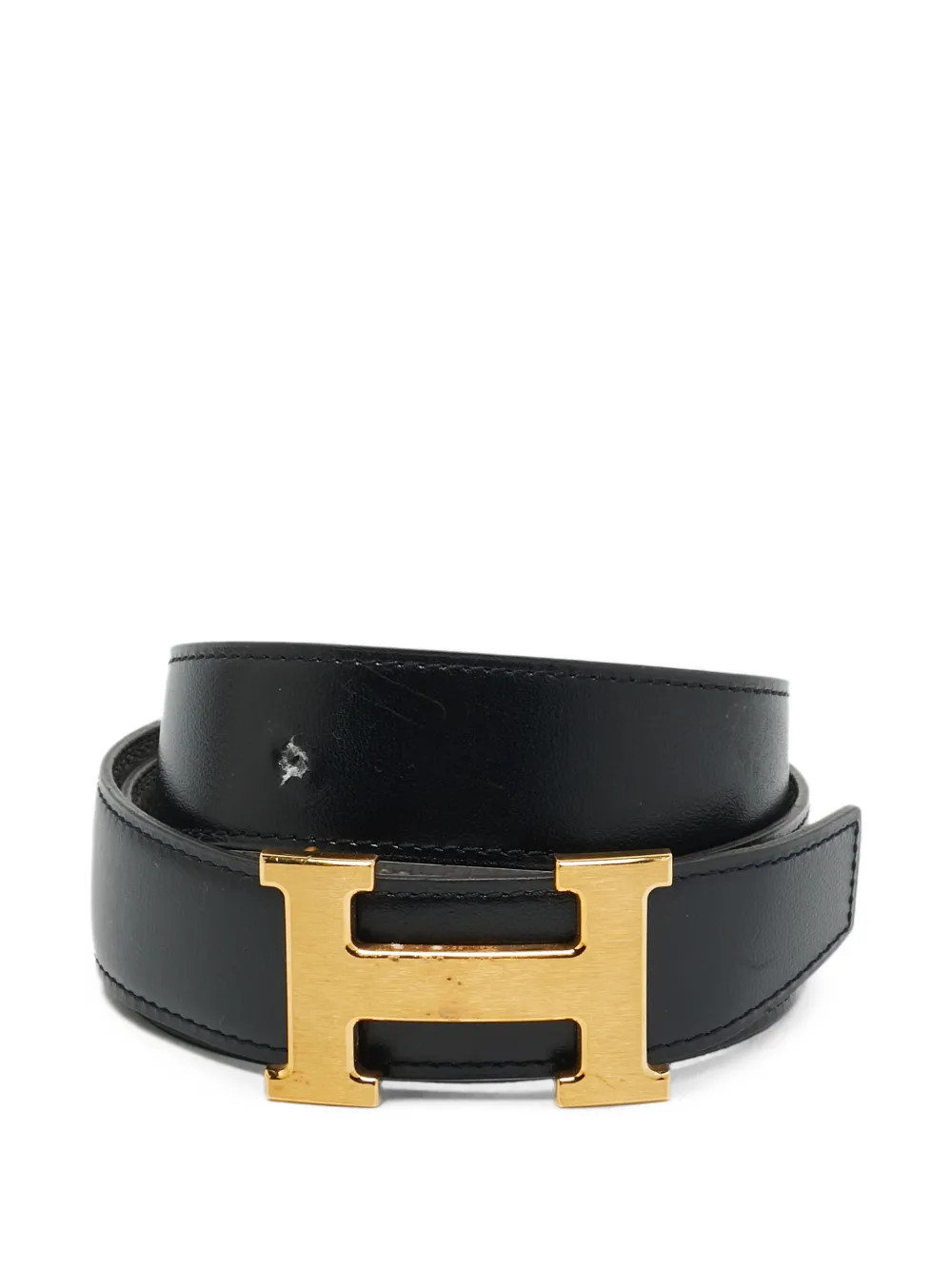 Hermès Pre-Owned 2019 H-buckle belt - Nero