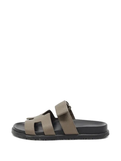 Hermès Pre-Owned Chypre touch-strap flat sandals