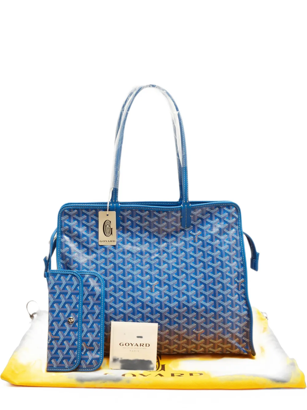 Goyard Pre-Owned PM Hardy patterned tote bag - Blu