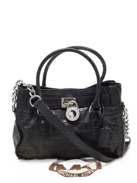 Michael Kors Vintage bolso shopper Hamilton con efecto de piel de cocodrilo en relieve