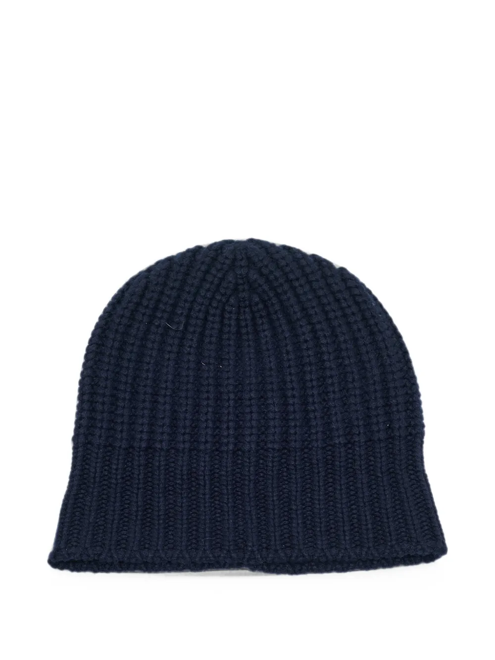 Hermès Pre-Owned ribbed knit beanie hat - Blu