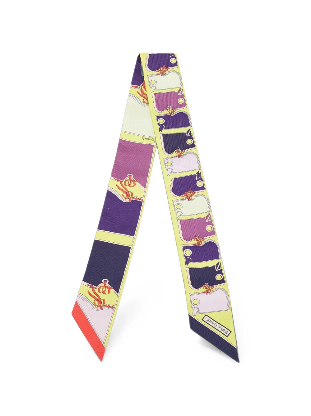 Hermès Pre-Owned Camails Twilly scarf - Giallo