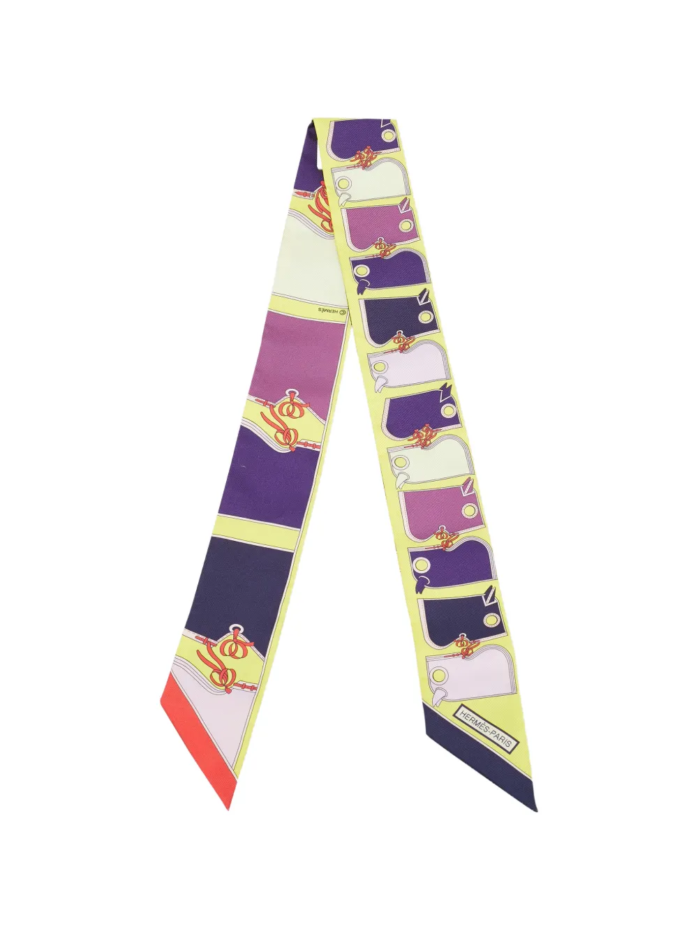 Hermès Pre-Owned Camails Twilly scarf - Giallo