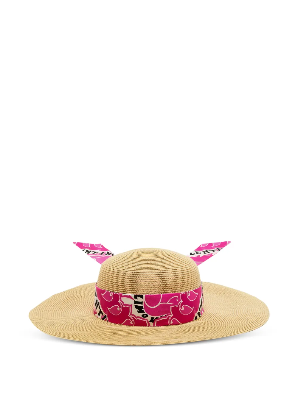 Valentino Garavani Pre-Owned Roman Scarf Stud sun hat - Nude