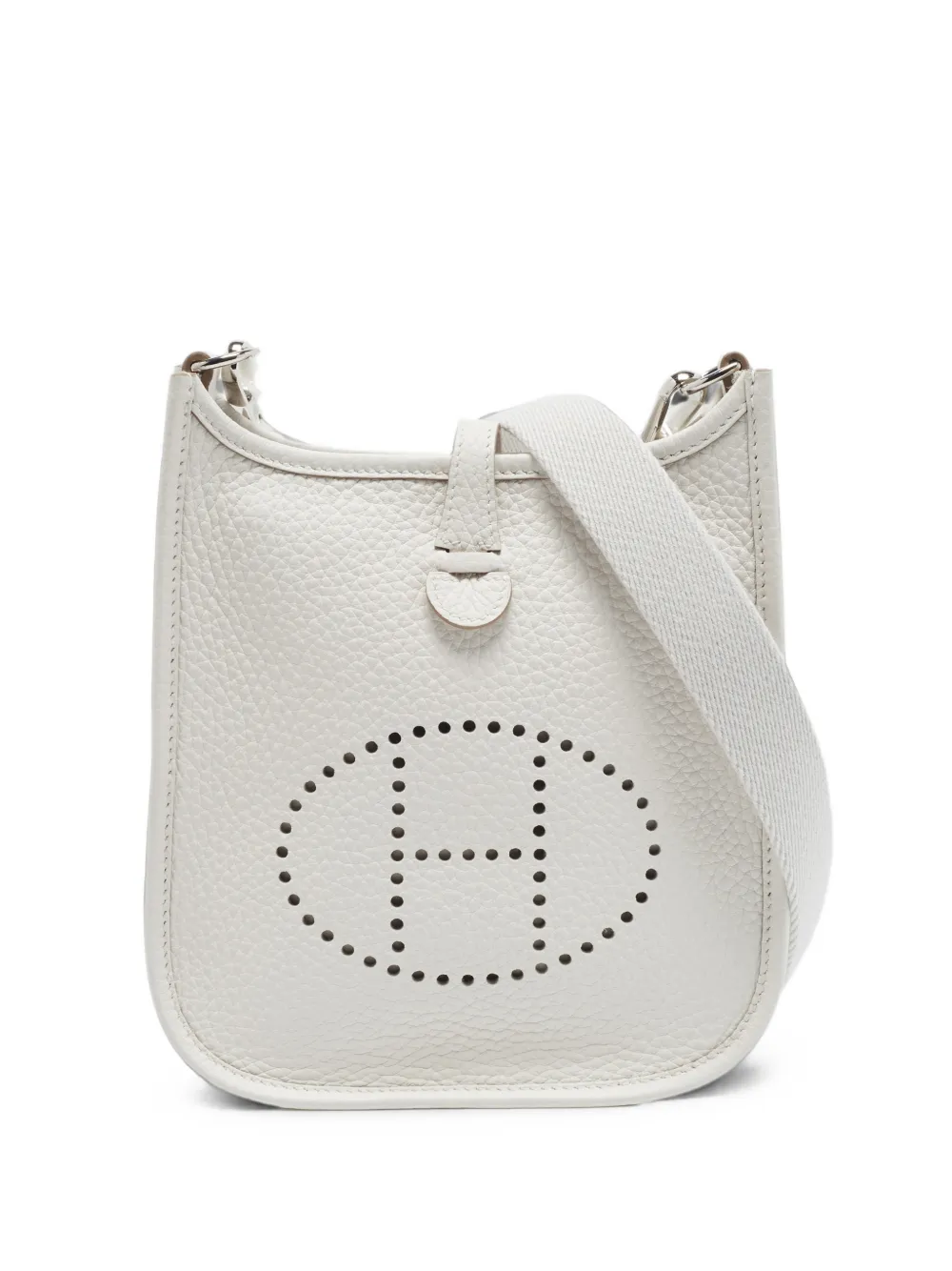 Hermès Pre-Owned 2024 Evelyne TPM crossbody bag - Bianco