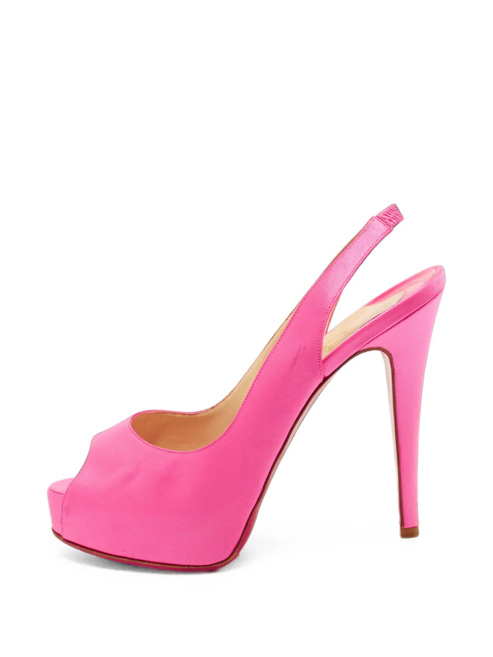 Christian Louboutin Pre-Owned Private Number Peeptoe-Pumps - Rosa