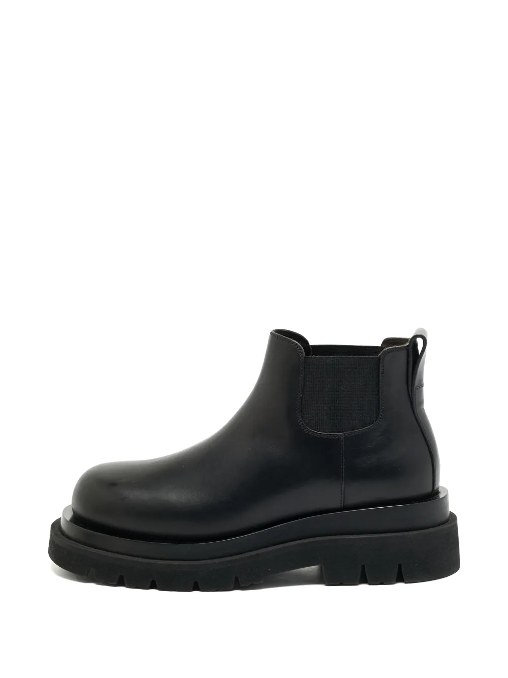 Bottega Veneta Pre-Owned Lug combat chelsea boots - Nero