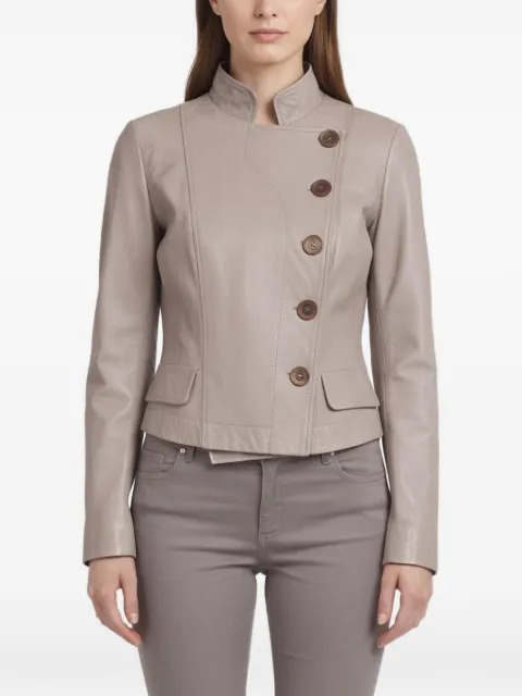 Etro Pre-Owned double-breasted leather jacket