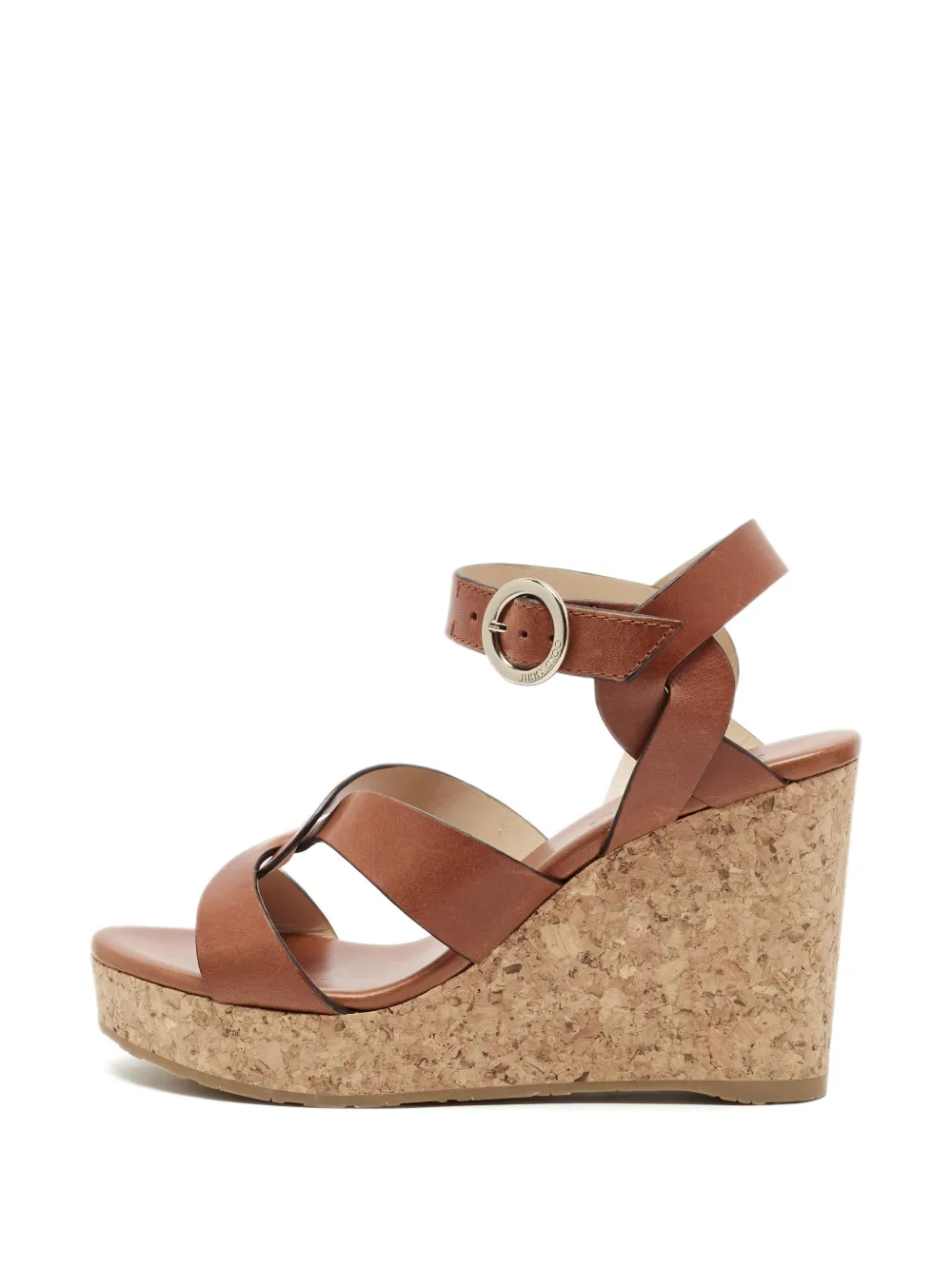 Jimmy Choo Pre-Owned sandales Aleili à plateforme - Marron Jimmy Choo Pre-Owned sandales Aleili à plateforme - Marron