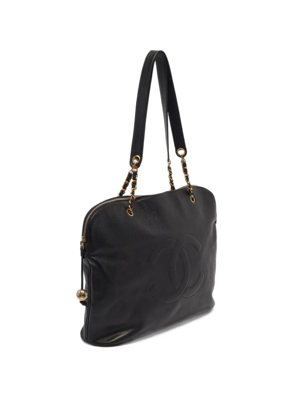 CHANEL Pre-Owned 1994-1996 Timeless Dome tote bag - Nero