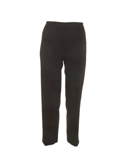 Kiton crepe regular-fit trousers