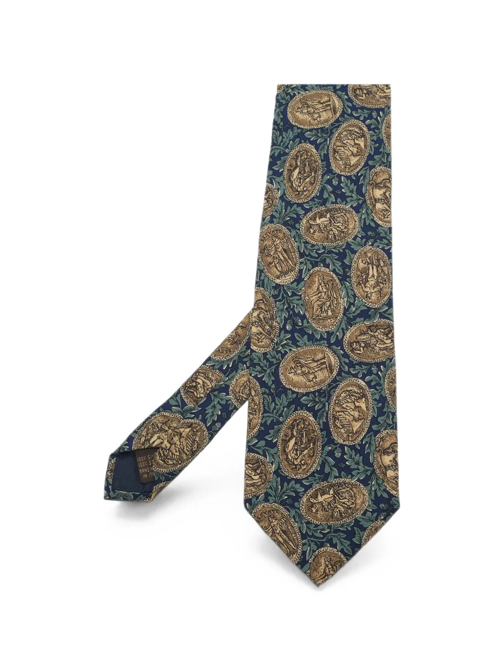 Valentino Garavani Pre-Owned printed silk tie - Blu