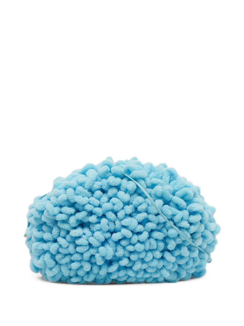 Bottega Veneta Pre-Owned The Pouch chenille clutch bag - Blu
