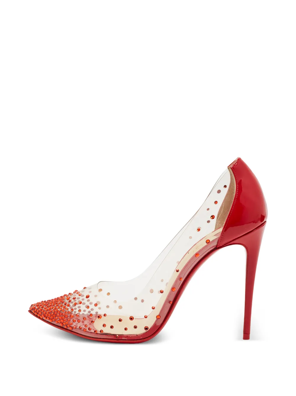 Christian Louboutin Pre-Owned Pumps mit Kristallen - Rot