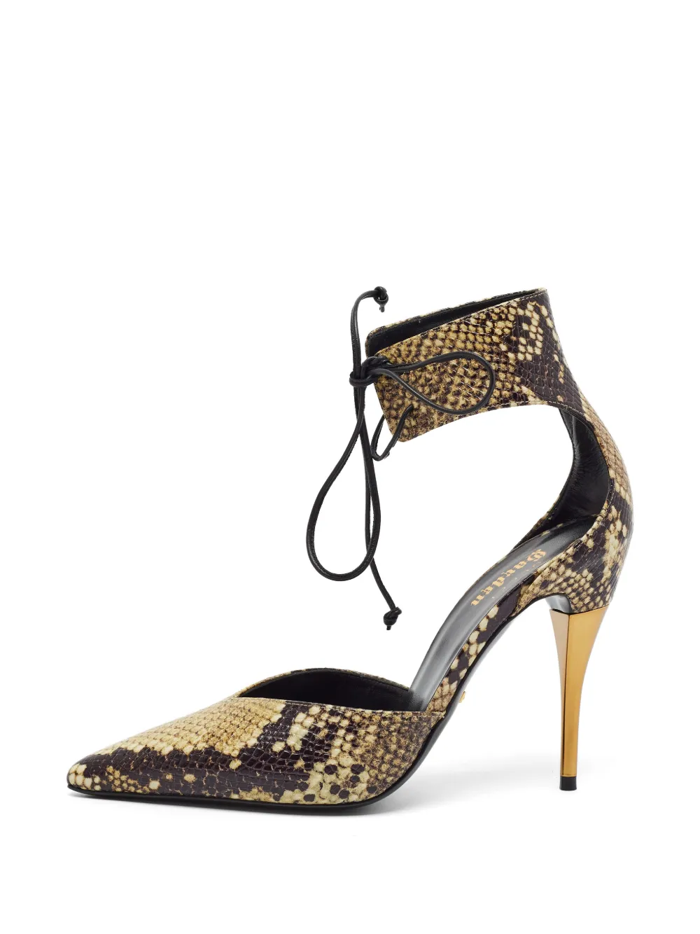 Gucci Pre-Owned escarpins Priscilla à embossage façon python - Tons neutres