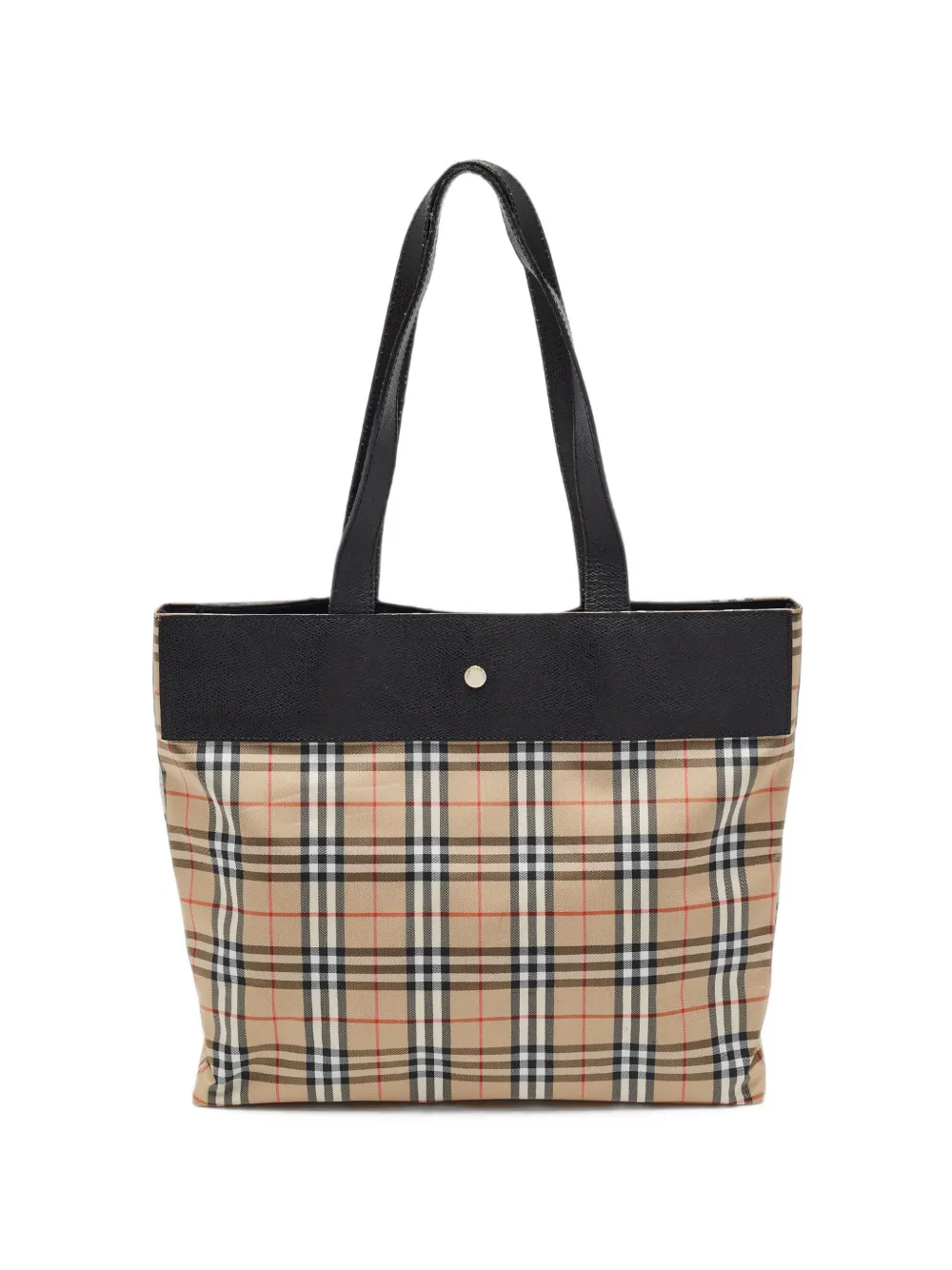 Burberry Pre-Owned check pattern-print tote bag - Toni neutri