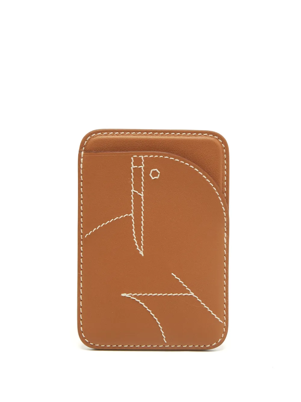 Hermès Pre-Owned 2023 Walrus MagSafe card holder - Marrone