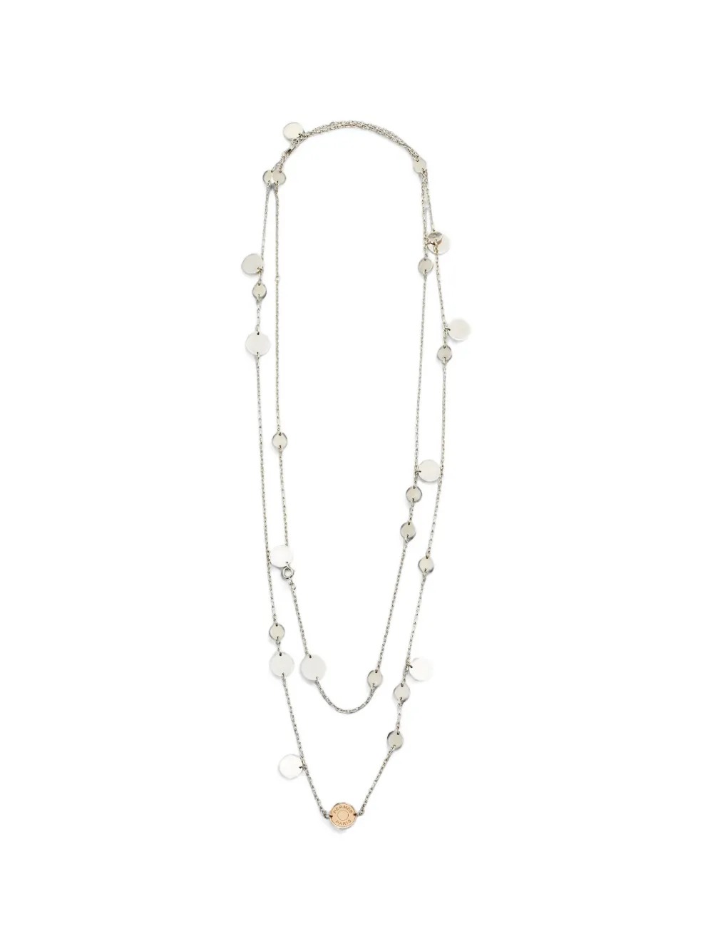 Hermès Pre-Owned Confettis long necklace - Argento