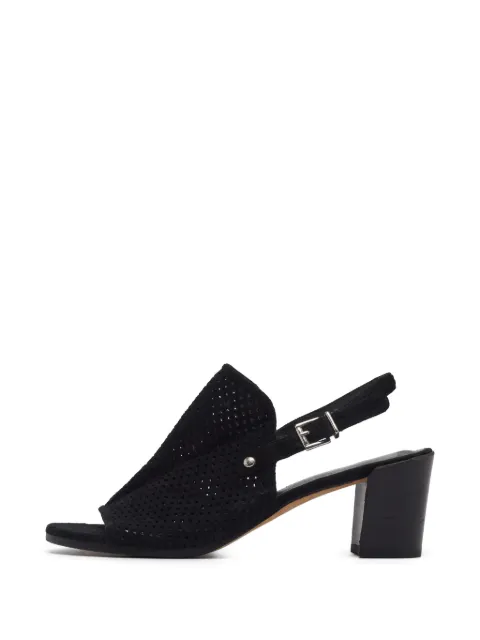Stuart Weitzman perforated ankle-strap sandals