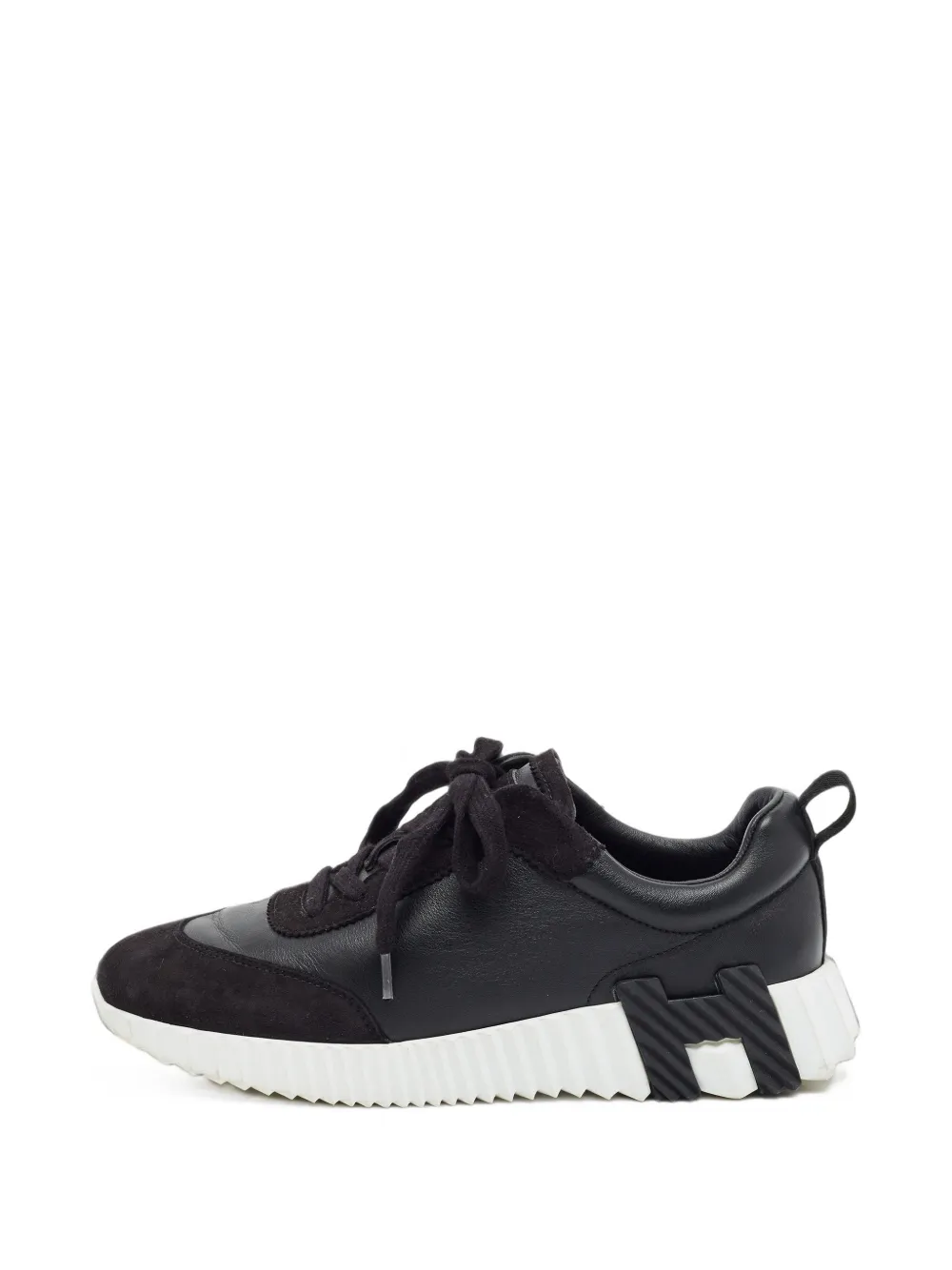 Hermès Pre-Owned Bouncing lace-up sneakers - Nero