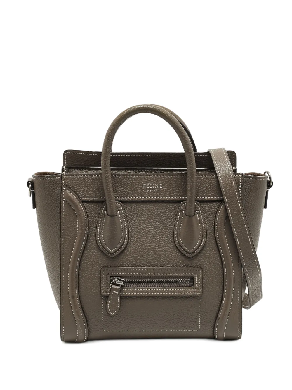 Celine Pre-Owned 2017 nano Tote Bag aus Leder - Braun