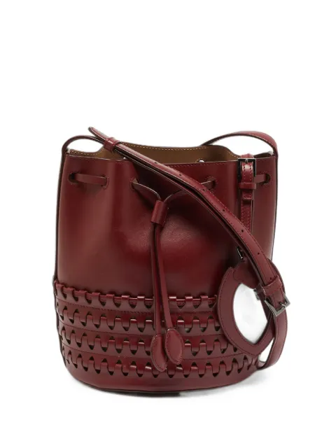 Alaïa Pre-Owned cut-out drawstring bucket bag