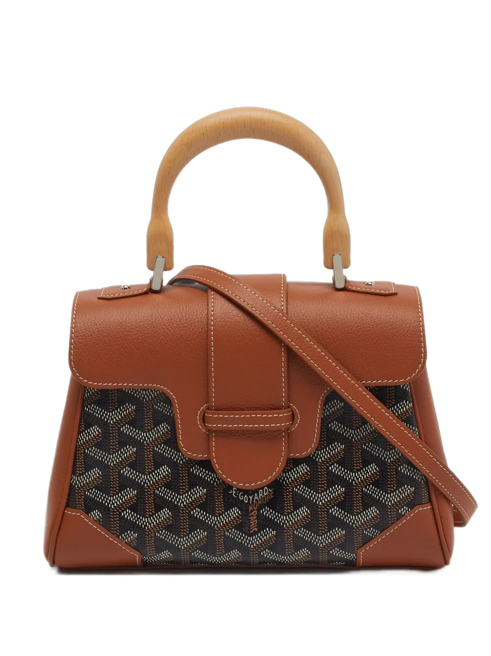 Goyard Pre-Owned 2024 mini Saigon Souple crossbody bag - Marrone