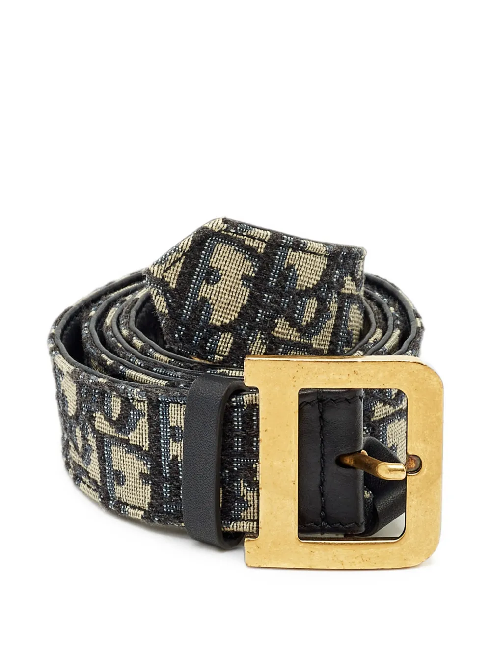 Christian Dior Pre-Owned 2019 Diorquake Oblique Gürtel aus Canvas - Blau