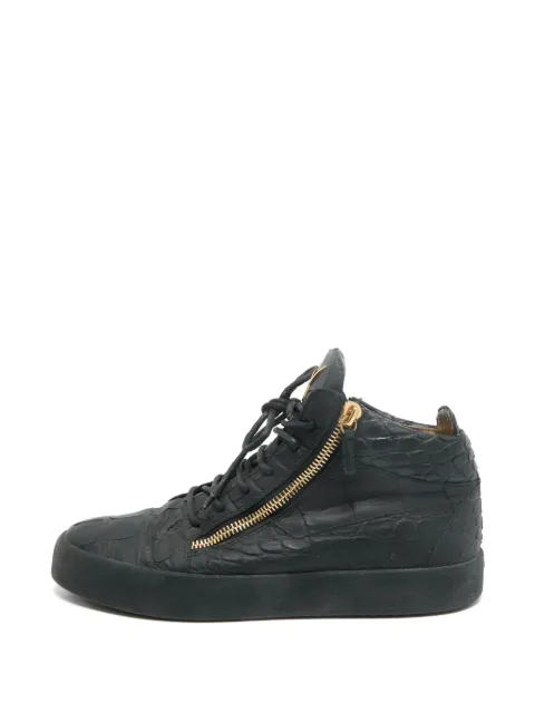 Giuseppe Zanotti Vintage croc-embossed high-top sneakers