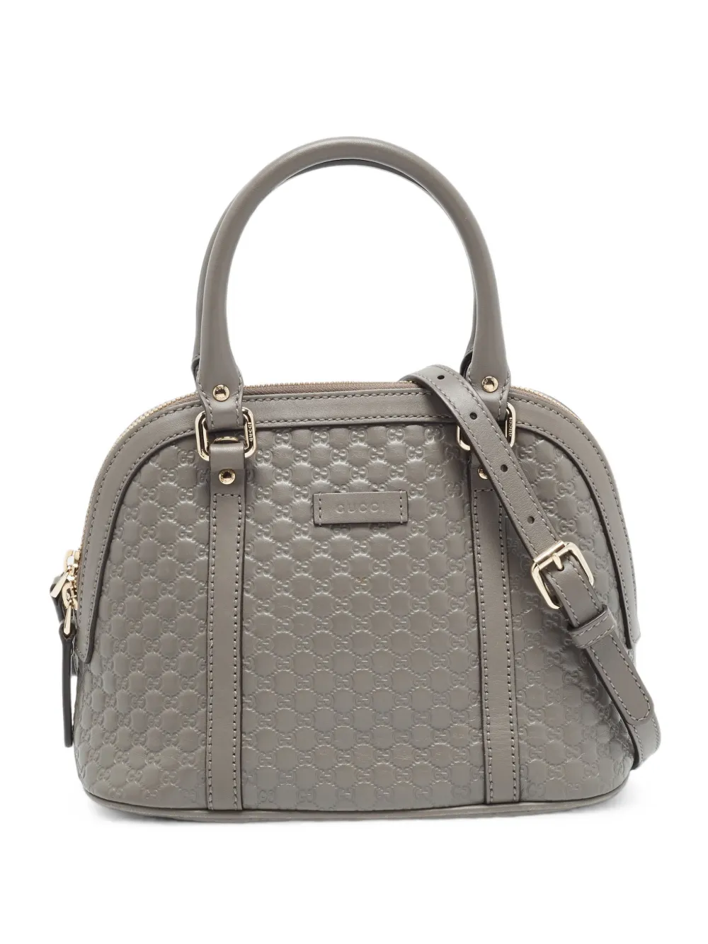Gucci Pre-Owned mini Microguccissima Nice Dome shoulder bag - Grigio