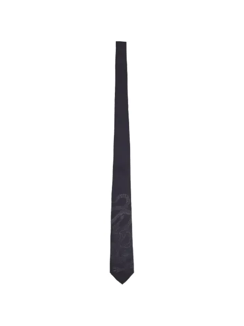 OUR LEGACY wyvern-print silk tie