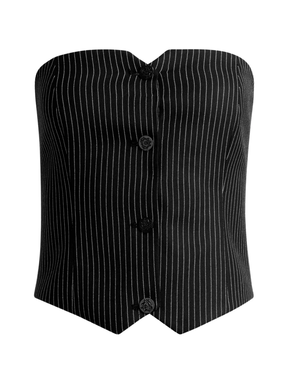 alice + olivia Kelcey pinstripe strapless top