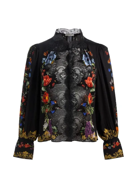 alice + olivia blusa Marion con estampado floral