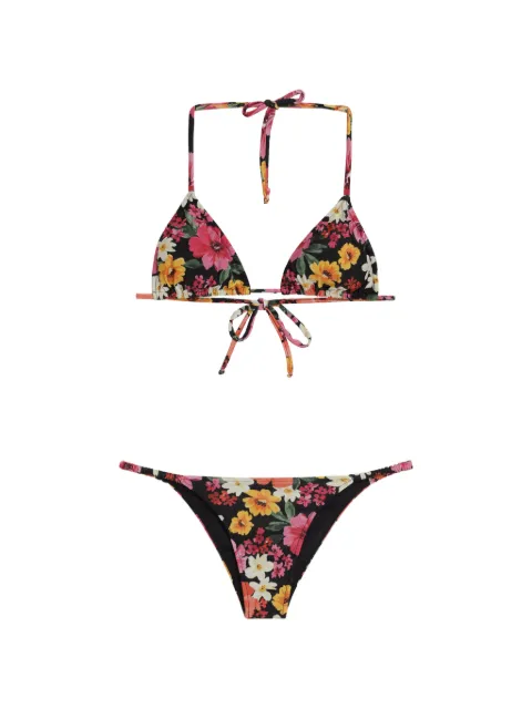 Triya Conjunto de biquíni Bela Aries com estampa floral