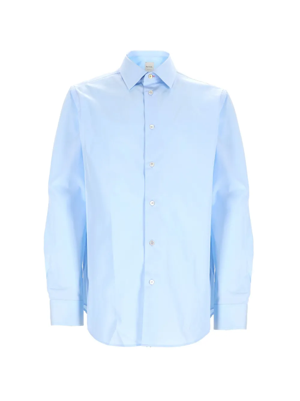 Paul Smith long-sleeve cotton shirt Blauw