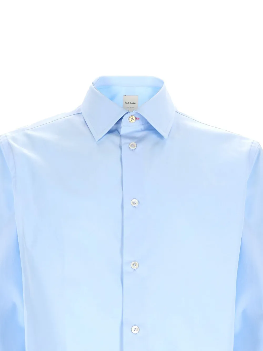 Paul Smith long-sleeve cotton shirt Blauw