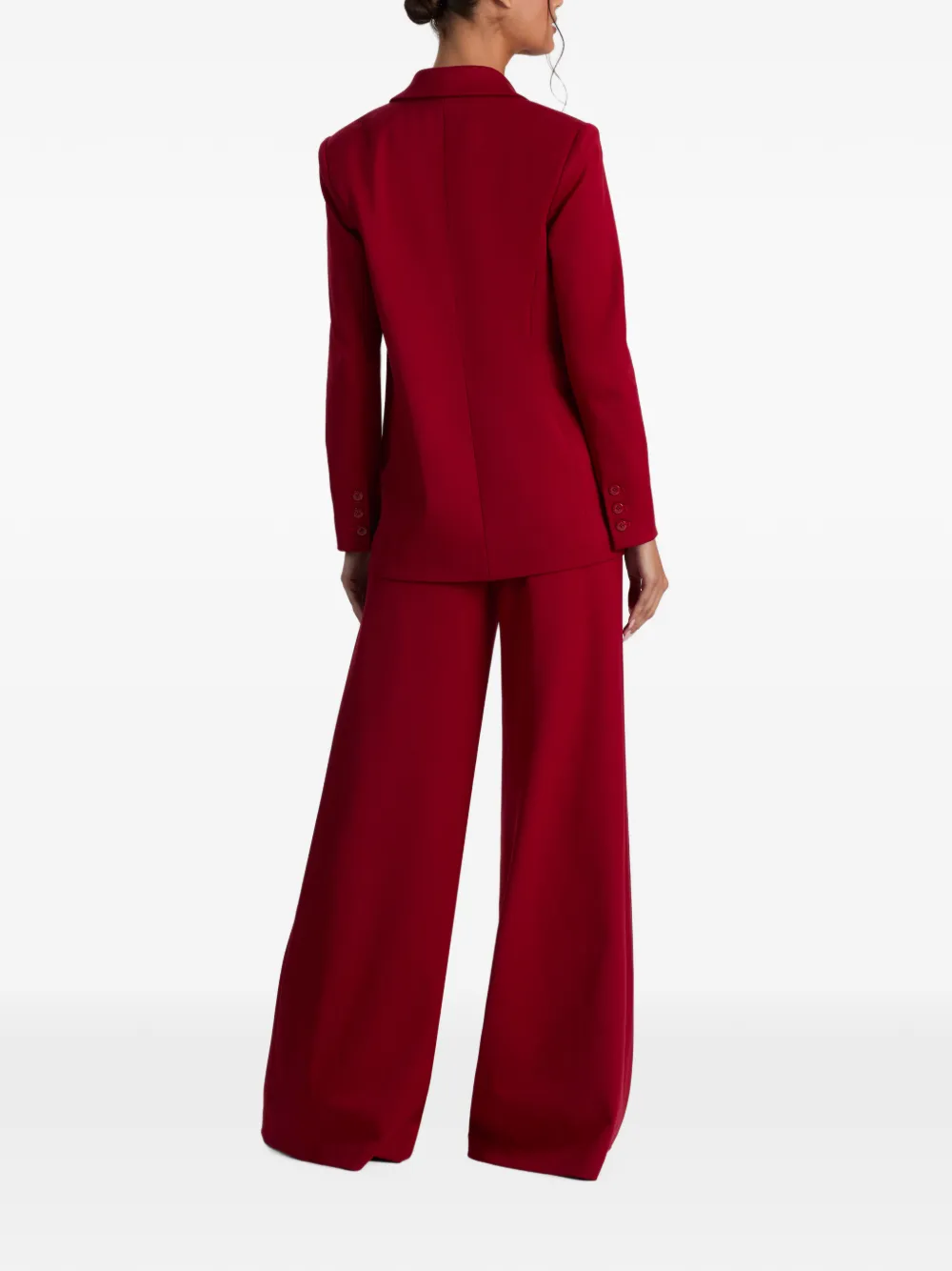 alice + olivia Denny blazer met gekerfde kraag Rood
