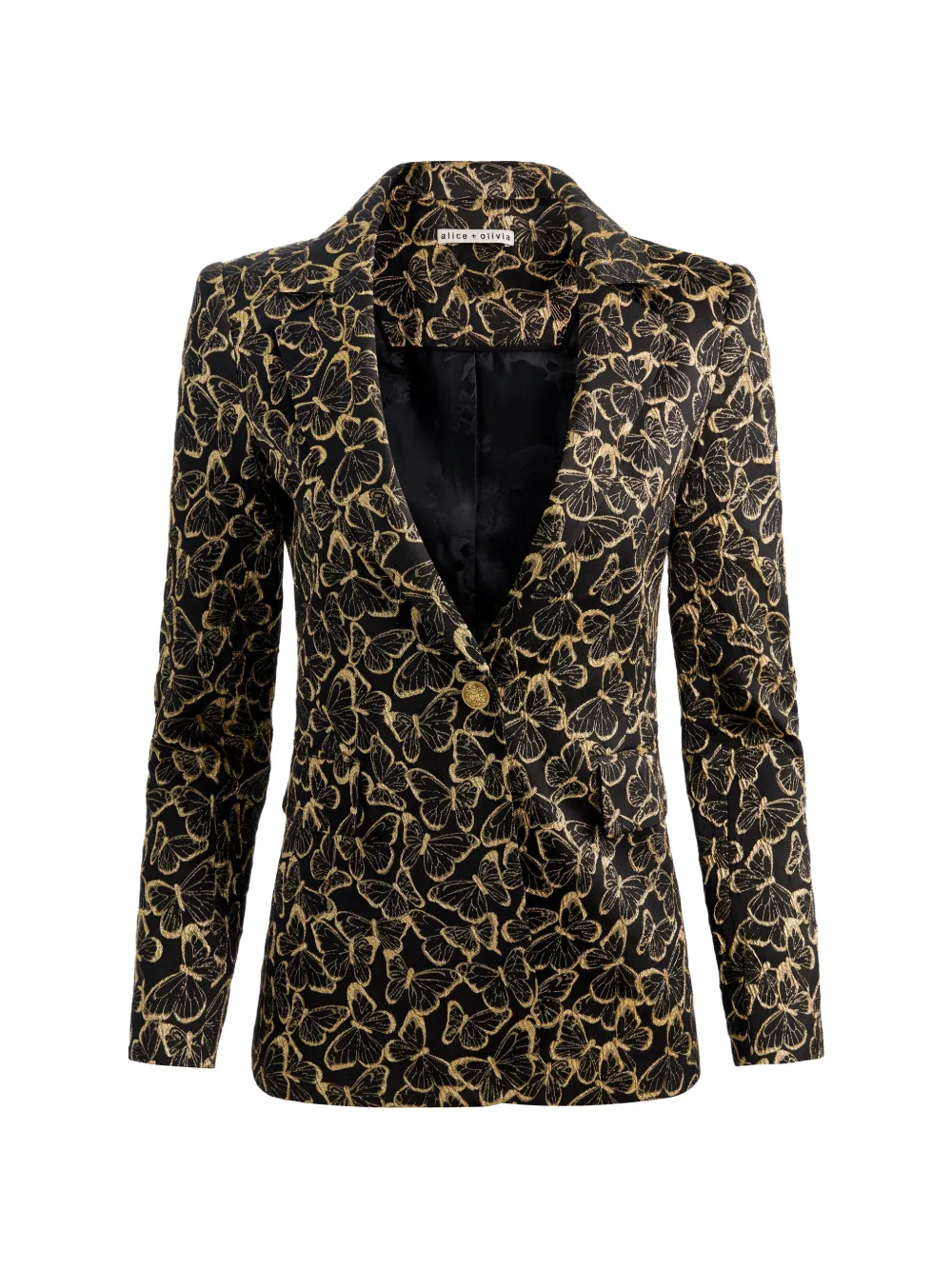 alice + olivia Macey butterfly-pattern blazer