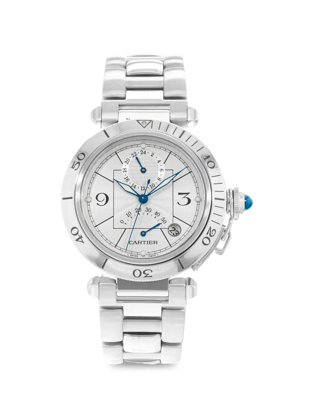 Cartier 2005 Pasha Armbanduhr 38mm - Silber