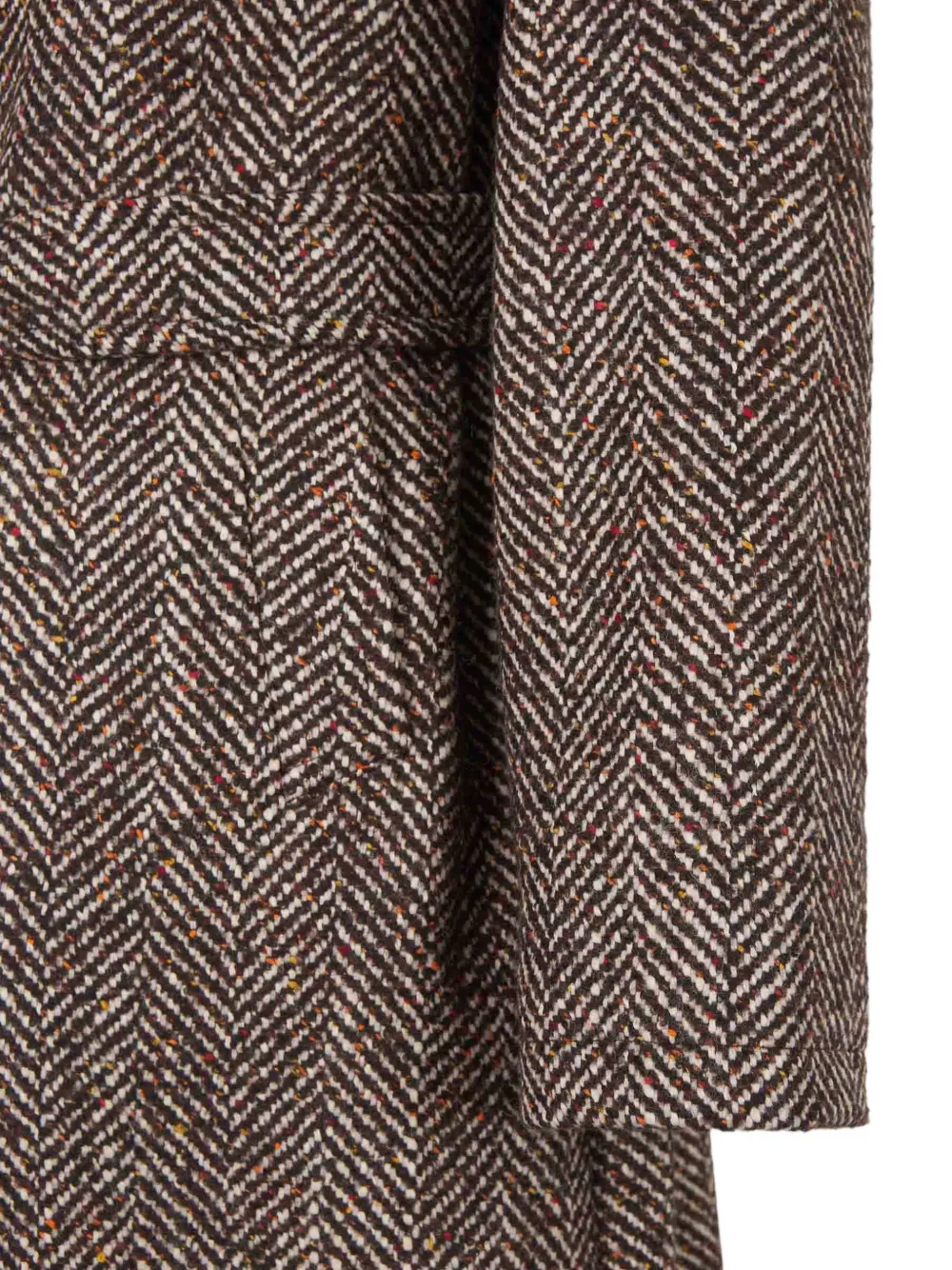 Tagliatore Jas met visgraatpatroon Bruin