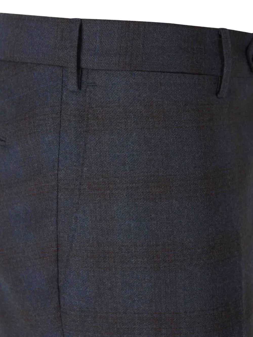 PT Torino Geruite broek Blauw