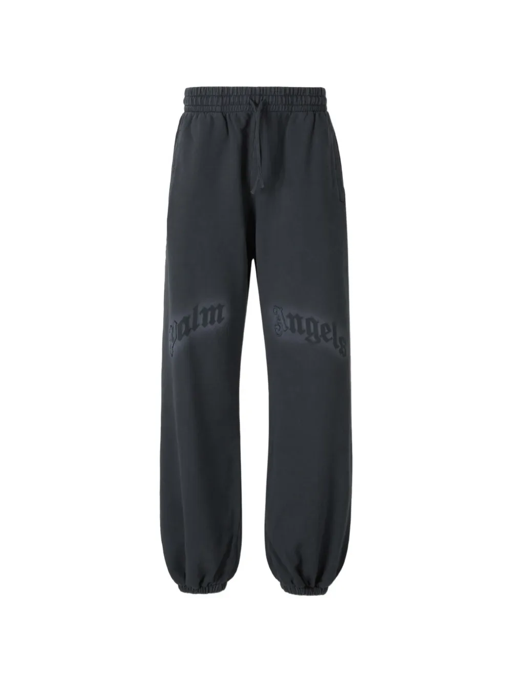 Palm Angels logo-embroidered track pants - Grigio
