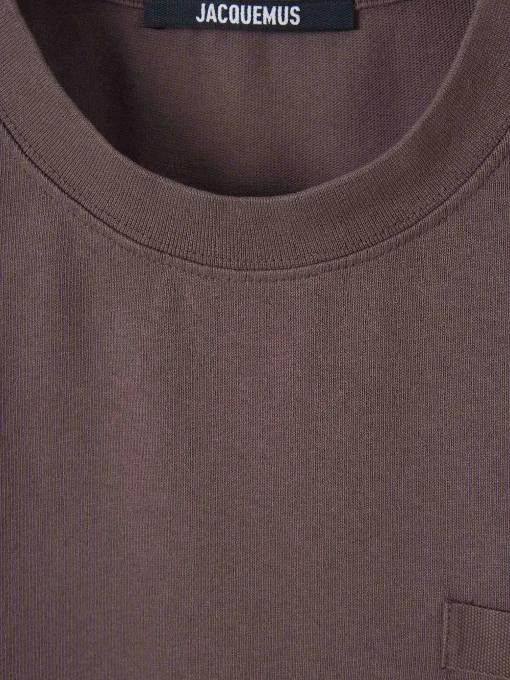 Jacquemus logo-patch T-shirt Bruin
