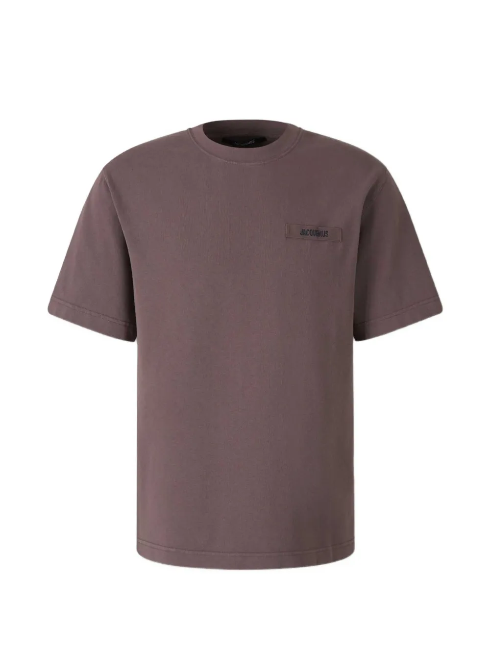Jacquemus logo-patch T-shirt - Marrone