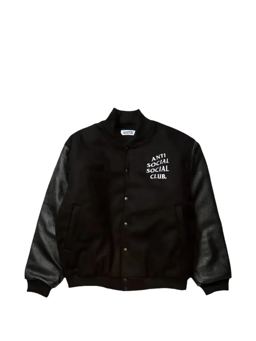 Anti Social Social Club Giacca varsity Team Anxious - Nero