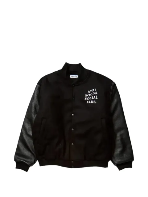 Anti Social Social Club Team Anxious varsity jacket