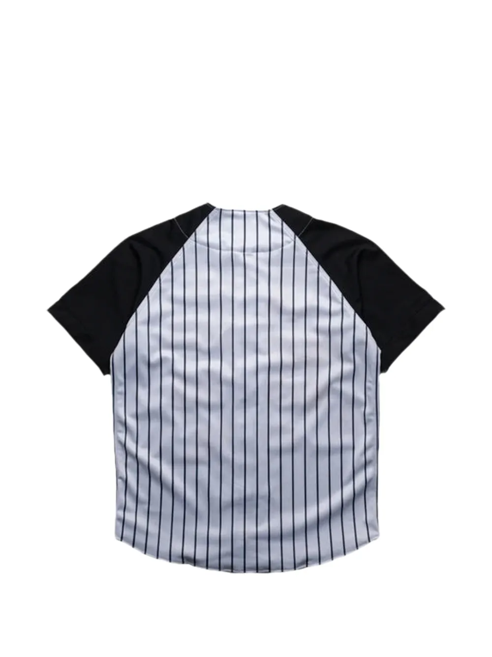Anti Social Club Blouse met raglan mouwen en krijtstreep Wit