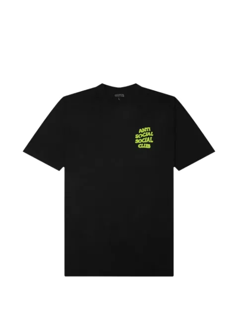 Anti Social Social Club T-Shirt mit leuchtendem Logo